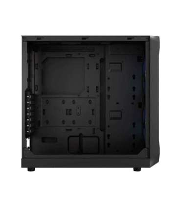 Fractal Design Focus 2 Side window RGB Black TG Clear Tint Midi Tower Power supply included No ATX