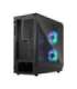 Fractal Design Focus 2 Side window RGB Black TG Clear Tint Midi Tower Power supply included No ATX