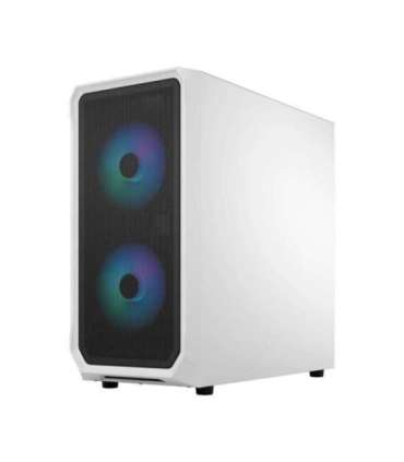 Fractal Design Focus 2 Side window RGB White TG Clear Tint Midi Tower Power supply included No ATX