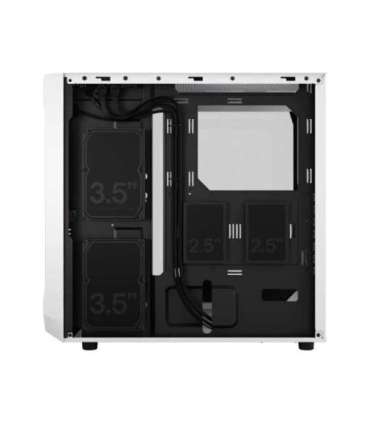 Fractal Design Focus 2 Side window RGB White TG Clear Tint Midi Tower Power supply included No ATX