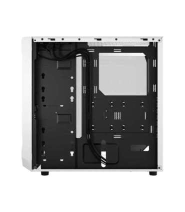 Fractal Design Focus 2 Side window RGB White TG Clear Tint Midi Tower Power supply included No ATX