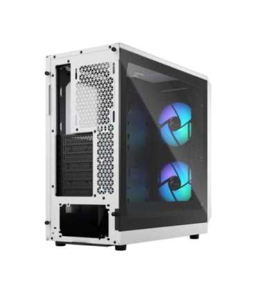 Fractal Design Focus 2 Side window RGB White TG Clear Tint Midi Tower Power supply included No ATX