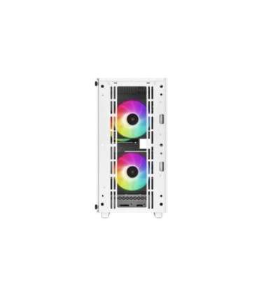 Deepcool ARGB Micro-ATX CASE CC360 White Mini-ITX / Micro-ATX Power supply included No ATX PS2 （maximum