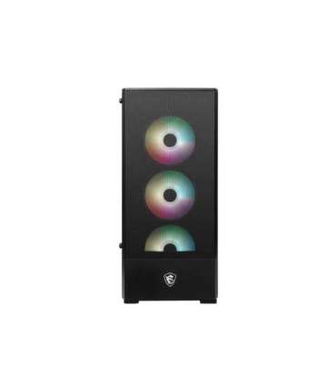 MSI PC Case MAG FORGE 112R Side window Black Mid-Tower Power supply included No ATX