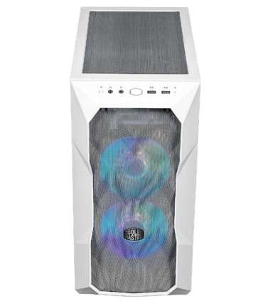Cooler Master TD300 MESH White Mini Tower Power supply included No ATX