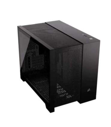Corsair Dual Chamber PC Case 2500D AIRFLOW Black Mid Tower Power supply included No Micro-ATX