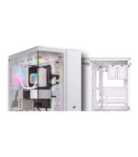 Corsair Dual Chamber PC Case iCUE LINK 6500X RGB White Mid Tower Power supply included No ATX