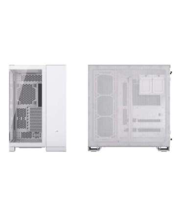 Corsair Dual Chamber PC Case iCUE LINK 6500X RGB White Mid Tower Power supply included No ATX