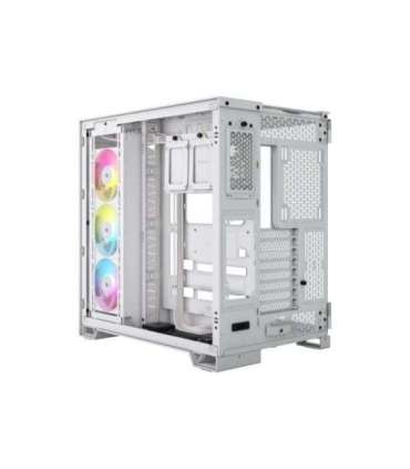 Corsair Dual Chamber PC Case iCUE LINK 6500X RGB White Mid Tower Power supply included No ATX