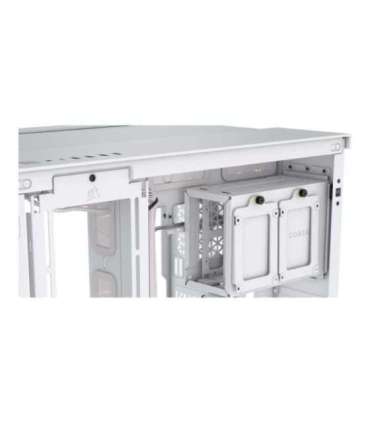 Corsair Dual Chamber PC Case iCUE LINK 6500X RGB White Mid Tower Power supply included No ATX