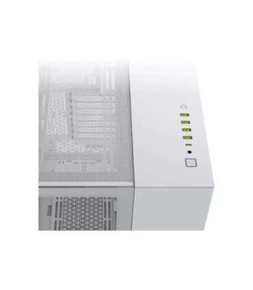 Corsair Dual Chamber PC Case iCUE LINK 6500X RGB White Mid Tower Power supply included No ATX