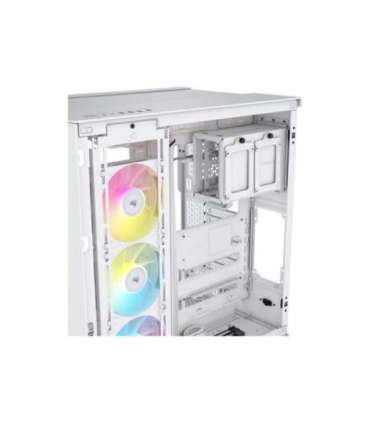 Corsair Dual Chamber PC Case iCUE LINK 6500X RGB White Mid Tower Power supply included No ATX
