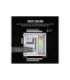 Corsair Dual Chamber PC Case iCUE LINK 6500X RGB White Mid Tower Power supply included No ATX