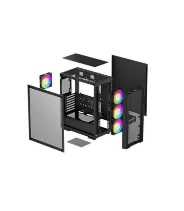 Deepcool CC560 MESH V2 Black Mid Tower Power supply included No ATX PS2