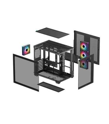 Deepcool CG530 4F Black Mid Tower Power supply included No ATX PS2