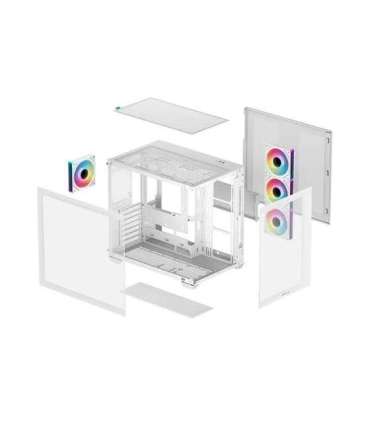 Deepcool CG530 4F WH White Mid Tower Power supply included No