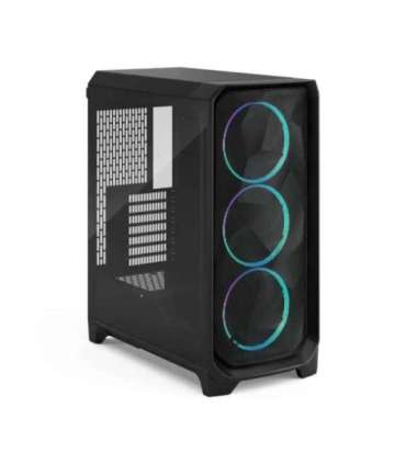 Fractal Design Meshify 3 Black RGB TG Light Tint Mid-Tower Power supply included No ATX