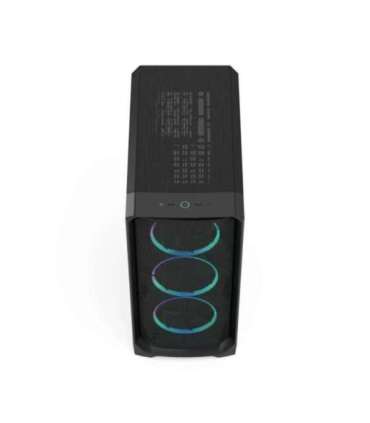 Fractal Design Meshify 3 Black RGB TG Light Tint Mid-Tower Power supply included No ATX