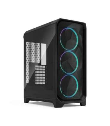 Fractal Design Meshify 3 Black RGB TG Light Tint Mid-Tower Power supply included No ATX