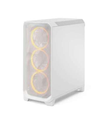 Fractal Design Meshify 3 White RGB TG Clear Tint Mid-Tower Power supply included No ATX