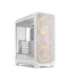 Fractal Design Meshify 3 White RGB TG Clear Tint Mid-Tower Power supply included No ATX
