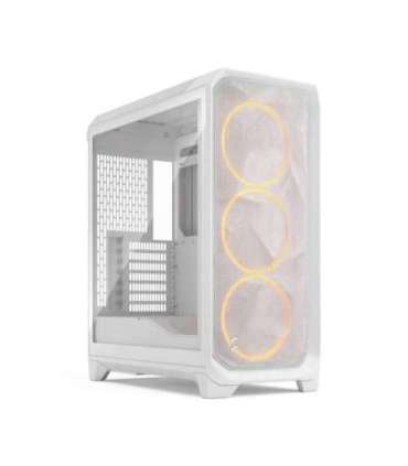 Fractal Design Meshify 3 White RGB TG Clear Tint Mid-Tower Power supply included No ATX