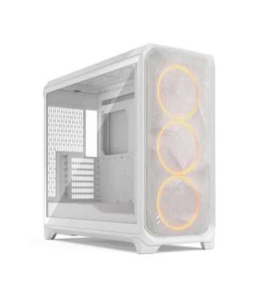 Fractal Design Meshify 3 XL White RGB TG Clear Tint Mid-Tower Power supply included No ATX