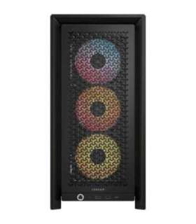Corsair PC Case Frame 4000D RS ARGB Modular Black Mid-Tower Power supply included No