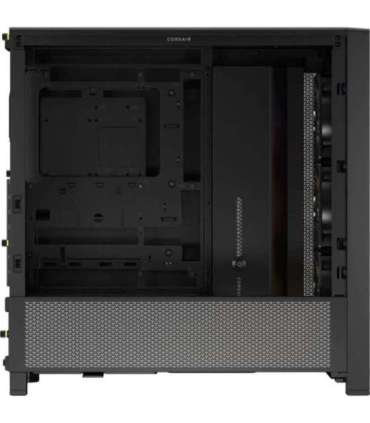 Corsair PC Case Frame 4000D RS ARGB Modular Black Mid-Tower Power supply included No