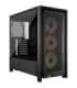 Corsair PC Case Frame 4000D RS ARGB Modular Black Mid-Tower Power supply included No