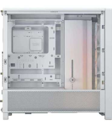 Corsair PC Case Frame 4000D RS ARGB Modular White Mid-Tower Power supply included No