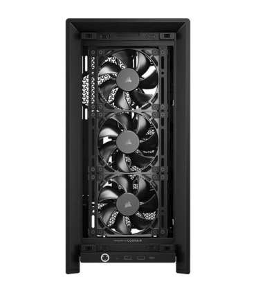 Corsair PC Case Frame 4000D RS Modular Black Mid-Tower Power supply included No