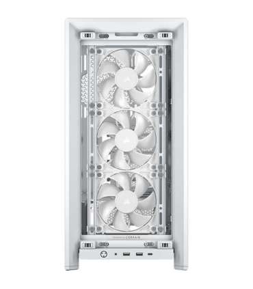 Corsair PC Case Frame 4000D RS Modular White Mid-Tower Power supply included No