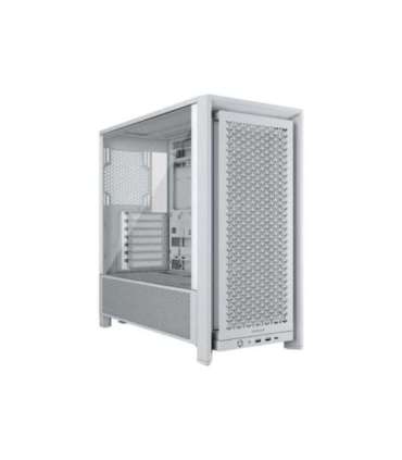 Corsair PC Case Frame 4000D RS Modular White Mid-Tower Power supply included No