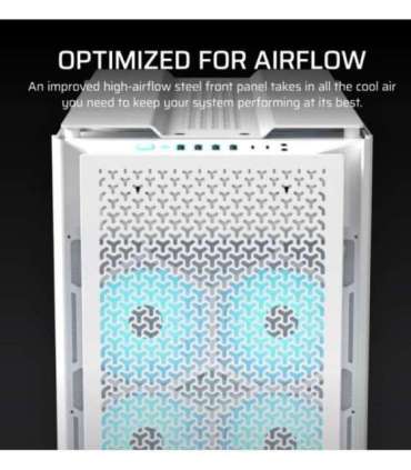 Corsair PC Case 9000D RGB AIRFLOW Super White Full-Tower Power supply included No