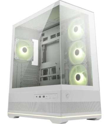 MSI PC Case MAG PANO 110R PZ WHITE White Mid-Tower Power supply included No