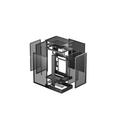 Deepcool CH270 DIGITAL Black Mini-Tower Power supply included No ATX PS2