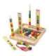 VIGA Деревянная развивающая игра Логические бусины, 104 элемента, Монтессори
