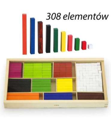 VIGA puidust õppematemaatilised pulgad — Cuisenaire'i klotsid