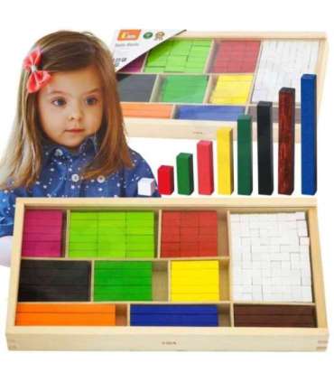VIGA puidust õppematemaatilised pulgad — Cuisenaire'i klotsid