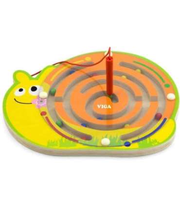 Viga magnetiline labürint puidust mäng Śimak