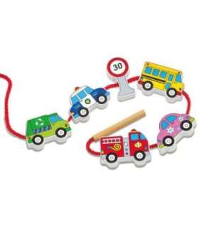 VIGA puidust klotsid, puidust nöörimismäng (paelumine), autod