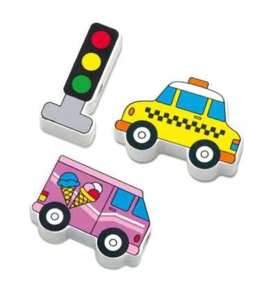 VIGA puidust klotsid, puidust nöörimismäng (paelumine), autod