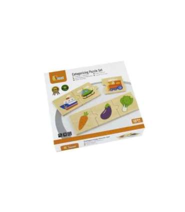 Viga Toys puidust loogikapusle, 24 osa