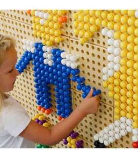 MASTERKIDZ Цветные колышки для учебной доски 512 штук 8 цветов