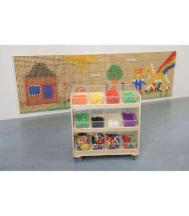 MASTERKIDZ Värvilised tihvtid õppetahvlile 512 tükki 8 värvi