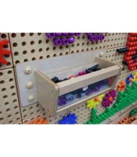 MASTERKIDZ контейнер для аксессуаров с прозрачной стенкой - STEM научно-образовательная доска