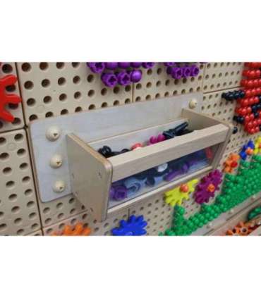 MASTERKIDZ контейнер для аксессуаров с прозрачной стенкой - STEM научно-образовательная доска