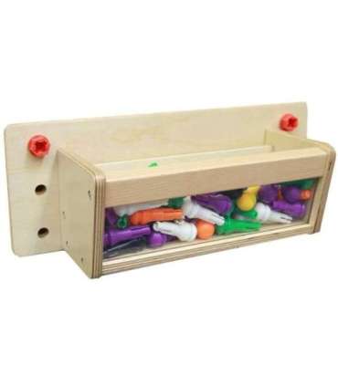 MASTERKIDZ контейнер для аксессуаров с прозрачной стенкой - STEM научно-образовательная доска