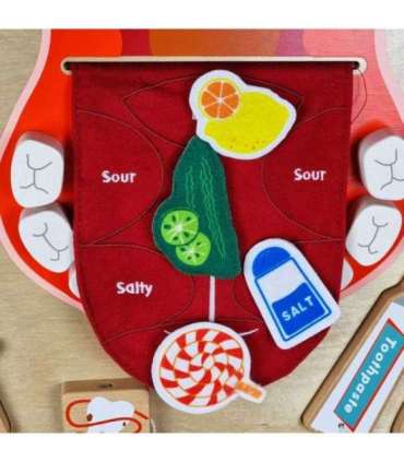 MASTERKIDZ suuhügieeni sensoorne seinapaneel Flex Montessori